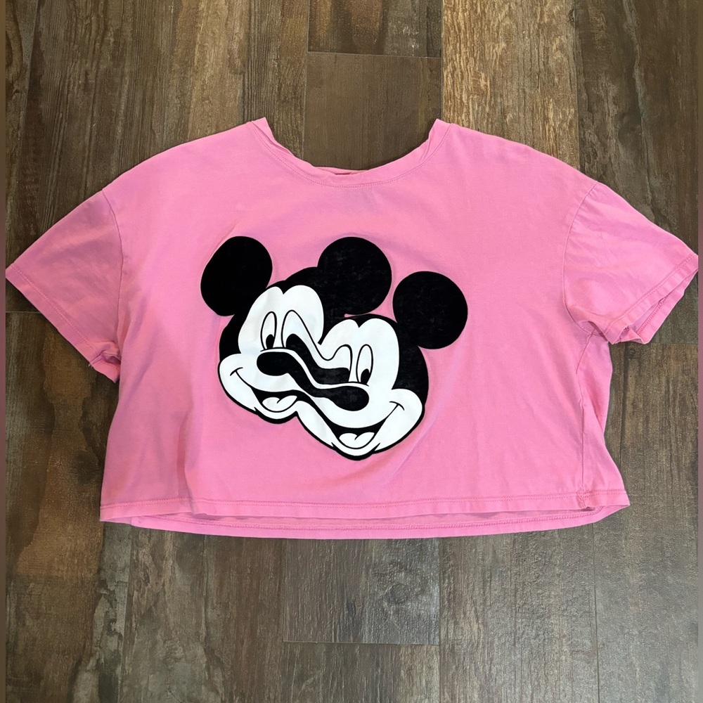 Zara & Disney Mickey Crop Top